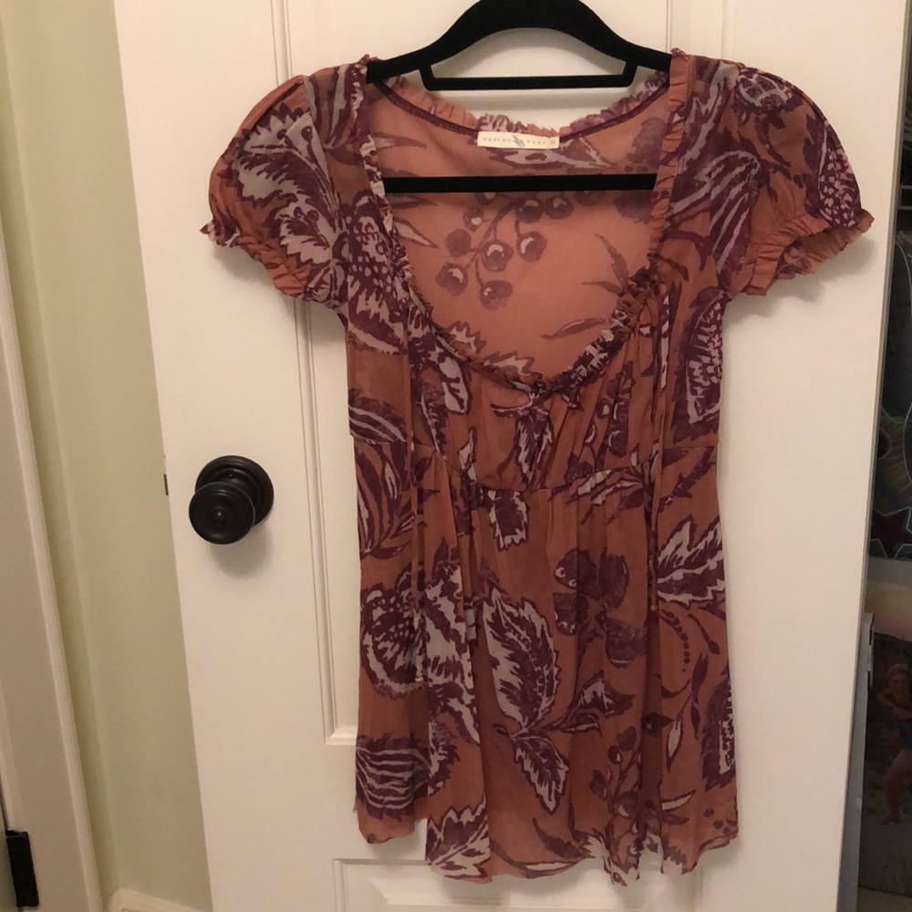 Anthropologie sheer top